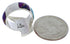 Sterling Silver Multicolor Turquoise Jewelry Ring Size 5-1/4 VX36441