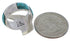 Turquoise Inlay Sterling Silver Ring Size 5-1/4 VX36455