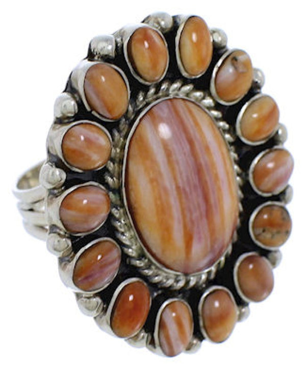 Genuine Sterling Silver And Oyster Shell Ring Size 6-1/4 VX36474