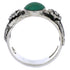 Southwest Silver Turquoise Flower Ring Jewelry Size 7-1/2 TX28004