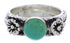 Southwest Sterling Silver Turquoise Flower Ring Size 7-1/2 TX28116