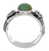Sterling Silver Turquoise Flower Ring Size 6-3/4 TX27941