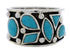 Southwestern Genuine Sterling Silver Turquoise Ring Size 6-3/4 TX28269