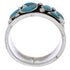 Southwestern Sterling Silver Turquoise Ring Size 8-3/4 TX28322