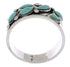Sterling Silver Turquoise Southwest Jewelry Ring Size 7-3/4 TX28326