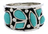 Sterling Silver Turquoise Jewelry Southwest Ring Size 6-1/4 TX28334