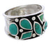 Southwest Sterling Silver Turquoise Ring Size 7 TX28352
