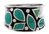 Southwest Sterling Silver Turquoise Ring Size 7 TX28352