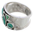 Southwest Sterling Silver Turquoise Ring Size 7 TX28352