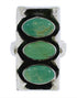 Turquoise Authentic Sterling Silver Southwestern Ring Size 6 UX33285