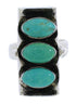 Authentic Sterling Silver Southwest Turquoise Ring Size 8-1/2 UX33300