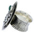 Turquoise Jewelry Bear Butterfly Silver Ring Size 8-3/4 PX41288