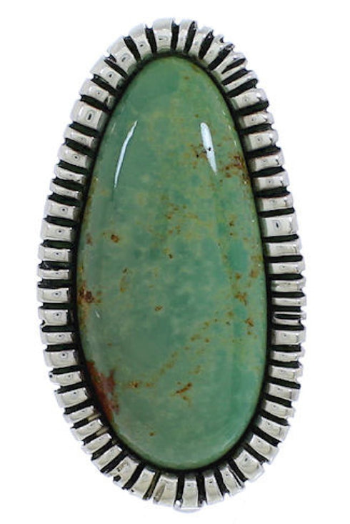 Sterling Silver And Turquoise Jewelry Ring Size 4-3/4 PX41405