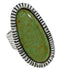 Turquoise And Silver Jewelry Southwestern Ring Size 4-3/4 PX41413