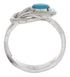 Southwest Sterling Silver Turquoise Jewelry Ring Size 5-3/4 UX35592