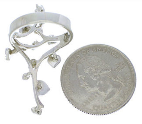 Turquoise Ring Genuine Sterling Silver Jewelry Size 5-1/4 EX22874