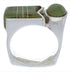 Genuine Sterling Silver And Turquoise Ring Size 4-3/4 UX39655