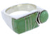 Genuine Sterling Silver Turquoise Ring Size 5-1/4 UX39669