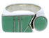 Genuine Sterling Silver And Turquoise Ring Size 7-3/4 UX39682