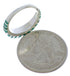Silver And Turquoise Southwest Inlay Ring Size 4-3/4 UX42489