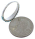 Authentic Silver Turquoise Southwestern Ring Size 4-3/4 TX45495