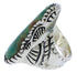 Turquoise Southwest Jewelry Sterling Silver Ring Size 5-1/4 FX22536