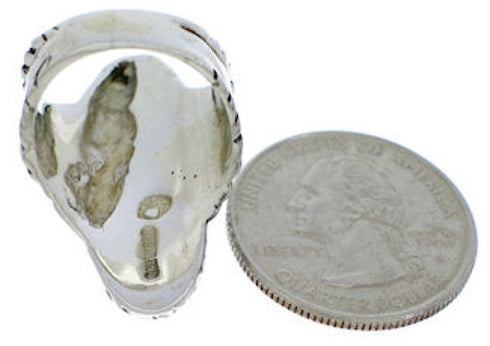 Sterling Silver Turquoise Ring Size 8-1/4 FX22551