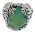 Southwest Sterling Silver Jewelry Turquoise Ring Size 5-1/2 FX22746