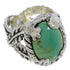 Turquoise Authentic Sterling Silver Ring Size 7-1/2 FX22757