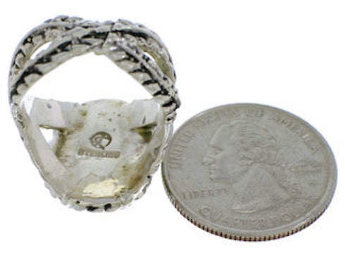 Turquoise Authentic Sterling Silver Ring Size 7-1/2 FX22757