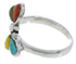 Silver Southwest Jewelry Dragonfly Multicolor Ring Size 6-3/4 FX22677