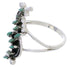 Needlepoint Turquoise And Southwest Silver Ring Size 8 YX34072