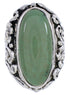 Silver Flower Jewelry Turquoise Ring Size 5-1/4 YX34569