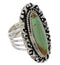 Authentic Sterling Silver And Turquoise Ring Size 4-1/2 UX34506