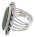 Silver Jewelry Southwest Turquoise Ring Size 6 UX34507