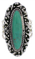 Turquoise And Sterling Silver Jewelry Ring Size 5-1/4 UX34512
