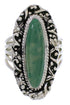 Sterling Silver Southwest Turquoise Ring Size 5-1/4 UX34521