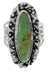 Sterling Silver Jewelry Turquoise Ring Size 8-1/2 UX34540