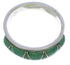 Southwestern Sterling Silver Turquoise Inlay Ring Size 4-3/4 UX36850