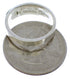 Southwestern Silver Turquoise Ring Size 7-1/2 YX89610