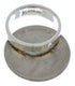 Genuine Sterling Silver Turquoise Inlay Ring Size 5-1/4 UX37105