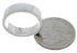 Sterling Silver Multicolor Inlay Jewelry Ring Size 8-3/4 UX38047