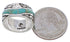 Turquoise Jewelry Southwest Water Wave Ring Size 5-1/2 EX40832