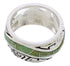 Turquoise Water Wave Authentic Sterling Silver Southwest Ring Size 7-3/4 QX86975