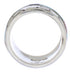 Sterling Silver Multicolor Inlay Water Wave Ring Size 5-1/4 EX40887