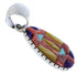Multicolor Southwestern Sterling Silver Pendant MX22210