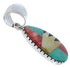 Southwestern Multicolor Silver Pendant MX22222