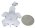 Sterling Silver Turtle Multicolor Pendant MX22267