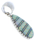 Genuine Sterling Silver Opal Inlay Pendant MX22277