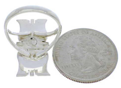 Sterling Silver Southwest Turquoise Jewelry Ring Size 4-3/4 MX23582